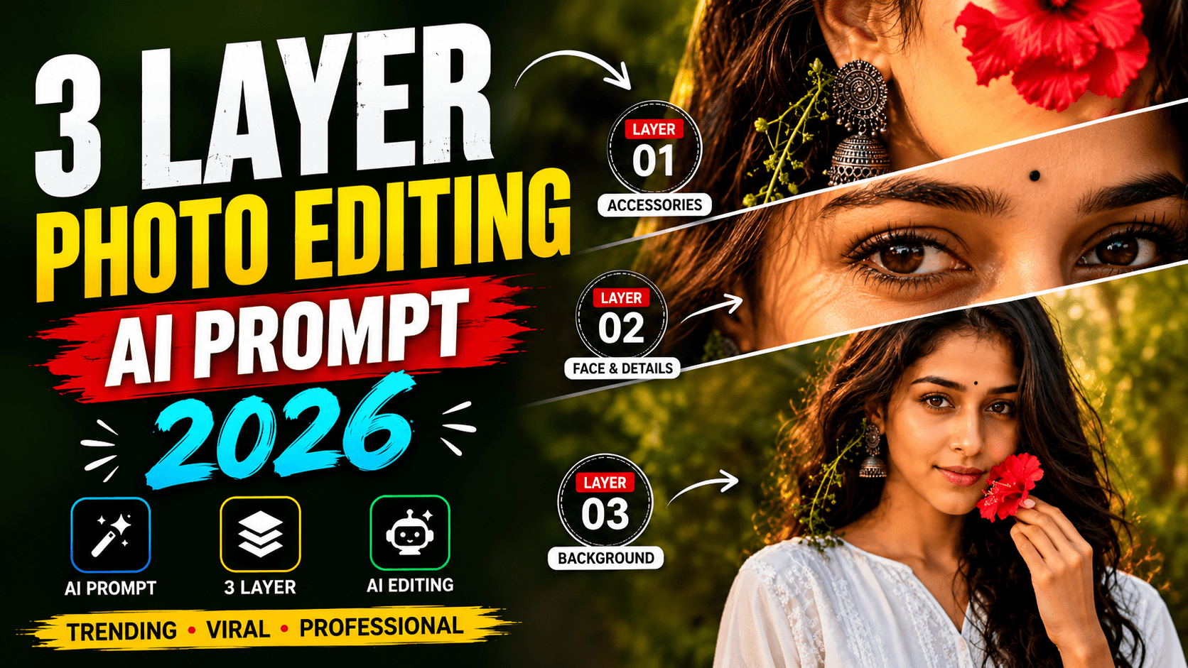 3 Layer Photo Editing ChatGPT Prompt: Create Viral Cinematic Photos from One Image